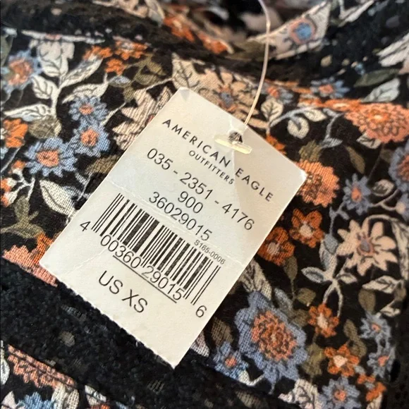 American Eagle boho Blouse Top XS - Picture 6 of 6